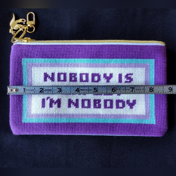 Purple Cosmetic Zipper Pouch - Picture 7 of 7